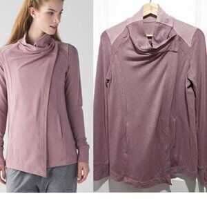 Lululemon | Coast Wrap Heathered Mod Chalky Rose